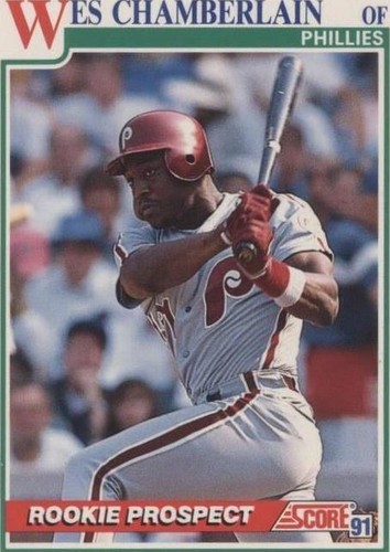 1991 Score - Wes Chamberlain #713