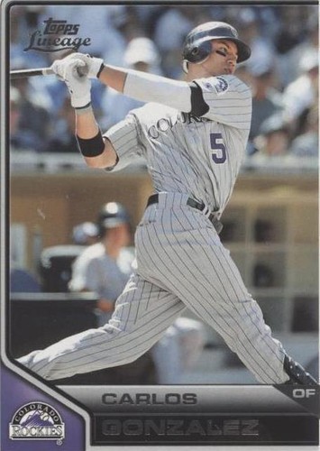 2011 Topps Lineage - Carlos Gonzalez #86