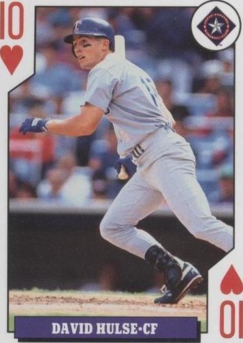 1993 Bicycle Baseball Rookies Playing Cards - David Hulse #10H