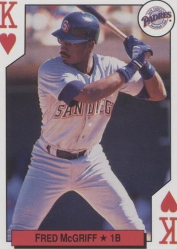 1992 Bicycle Major League All-Stars - Fred McGriff #KH