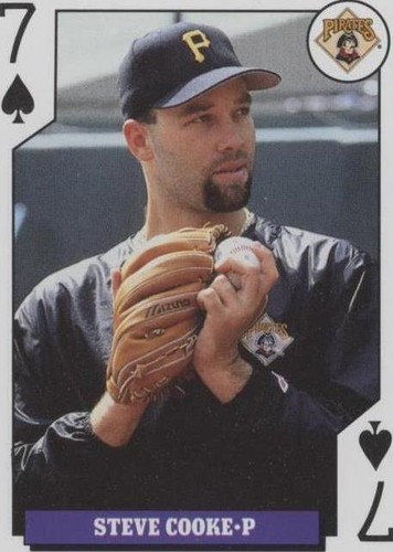 1993 Bicycle Baseball Rookies Playing Cards - Steve Cooke #7S