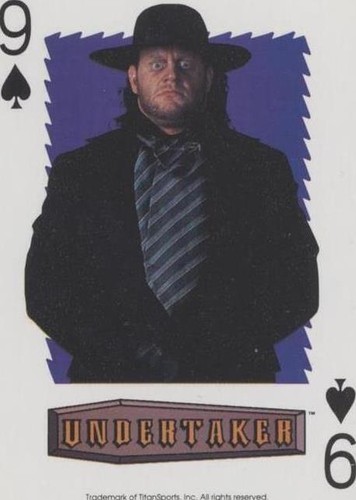 1991 U.S. Playing Card WWF - Undertaker #9S
