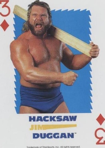 1991 U.S. Playing Card WWF - Jim Duggan #3D
