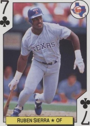 1992 Bicycle Major League All-Stars - Ruben Sierra #7C