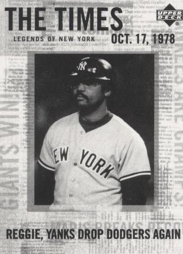 2001 Upper Deck Legends of New York - Reggie Jackson #199