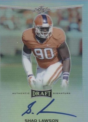 2016 Leaf Metal Draft Shaq Lawson #BA-SL1