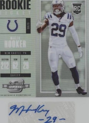 2017 Panini Contenders Optic Malik Hooker #159