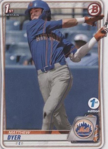 2020 Bowman Draft 1st Edition - Matthew Dyer #BD-92