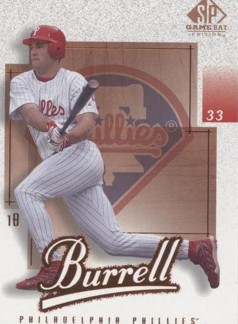 2001 SP Game Bat Edition - Pat Burrell #82