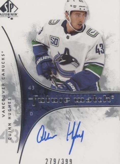 2019-20 SP Authentic - Quinn Hughes #RFWA-QH