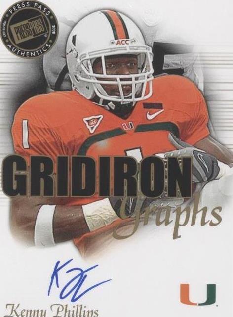 Press Pass SE 2008 Kenny Phillips #GG-KP