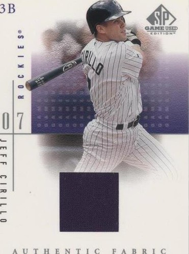 2001 SP Game Used Edition - Jeff Cirillo #JCI