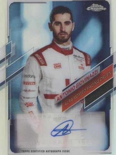 2021 Topps Chrome Formula 1 - Antonio Giovinazzi #CA-AGO