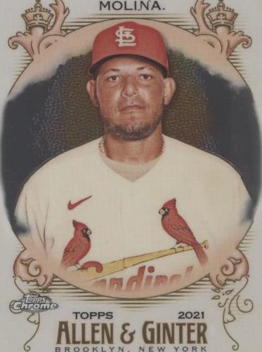 2021 Topps Allen & Ginter Chrome - Yadier Molina #91