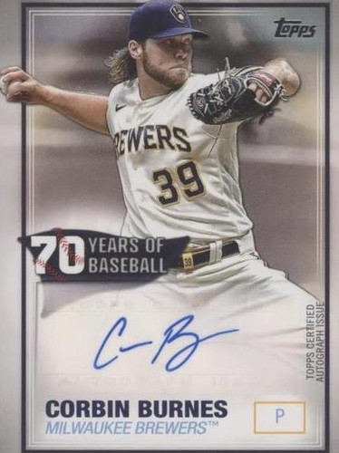2021 Topps - Corbin Burnes #70YA-CB