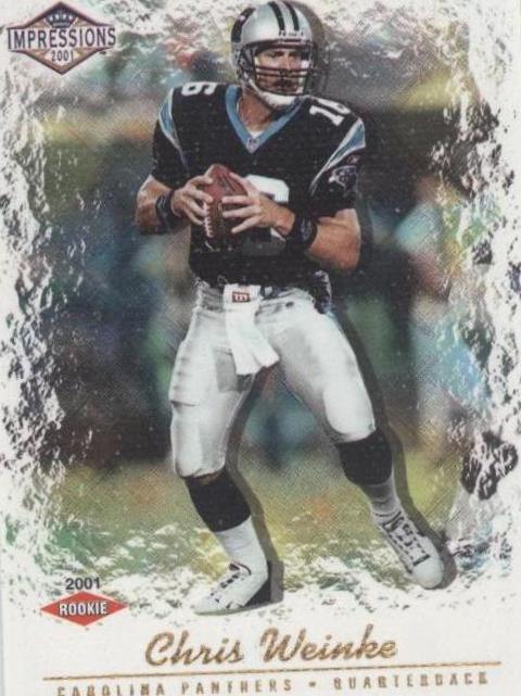 2001 Pacific Impressions Chris Weinke #159