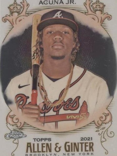 2021 Topps Allen & Ginter Chrome - Ronald Acuña Jr. #72