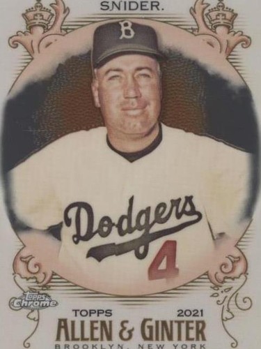 2021 Topps Allen & Ginter Chrome - Duke Snider #88