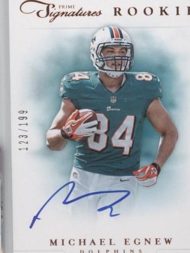 2012 Panini Prime Signatures Michael Egnew #260