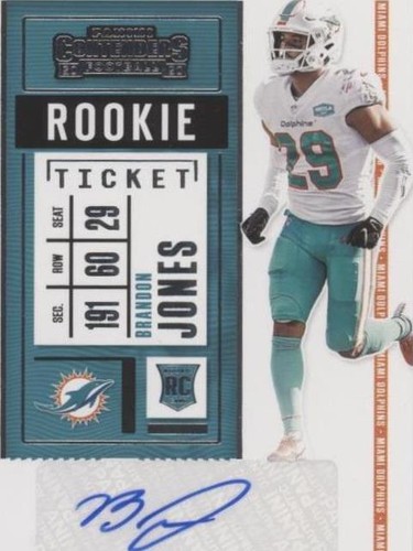 2020 Panini Contenders Brandon Jones #249