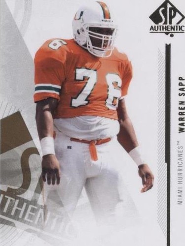 2013 SP Authentic Warren Sapp #144