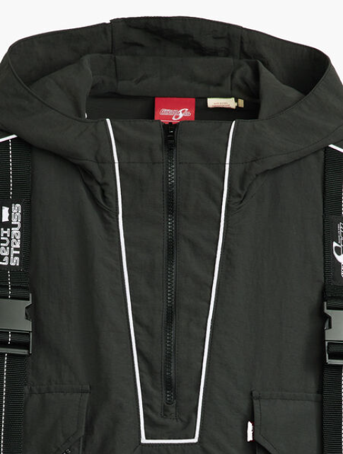 Pre-owned Levi's X Gundam Seed Collaboration Technical Anorak Black