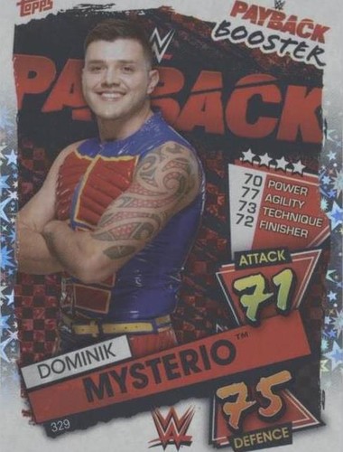 2021 Topps WWE Slam Attax - Dominik Mysterio #329