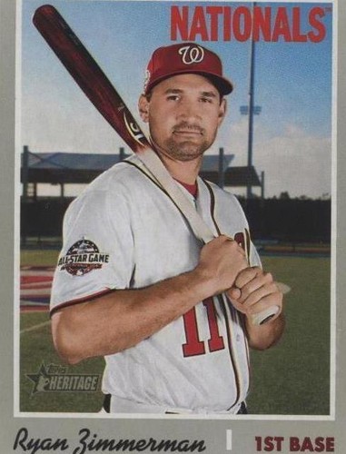 2019 Topps Heritage - Ryan Zimmerman #235