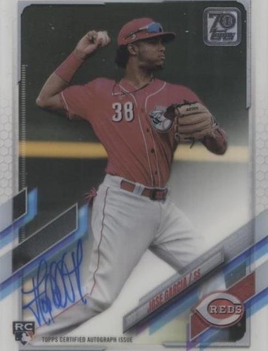 2021 Topps Clearly Authentic Autographs - Jose Garcia #CAA-JG