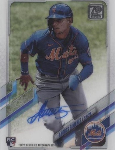 2021 Topps Clearly Authentic Autographs - Andres Gimenez #CAA-AG