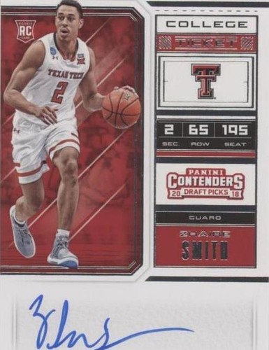 2018 Panini Contenders Draft Picks - Zhaire Smith #65