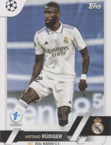 2022-23 Topps UEFA Club Competitions 1st Edition Antonio Rudiger #58