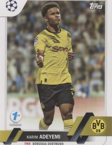 2022-23 Topps UEFA Club Competitions 1st Edition Karim Adeyemi #122