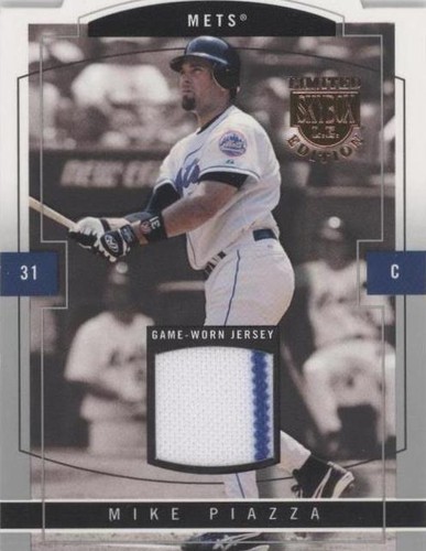 その他 PIAZZA 2004 Fleer Skybox Mike Piazza Limited Edition Worn Jersey