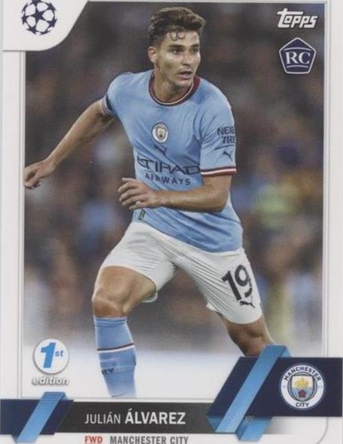 2022-23 Topps UEFA Club Competitions 1st Edition Julian Alvarez #68