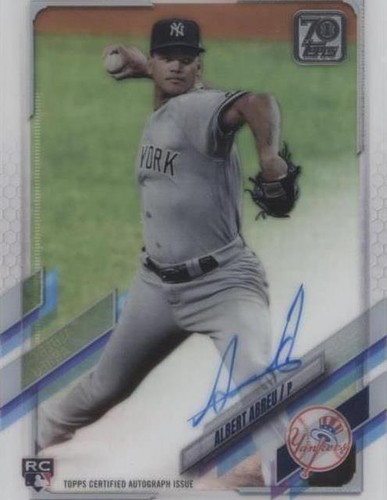 2021 Topps Clearly Authentic Autographs - Albert Abreu #CAA-AA