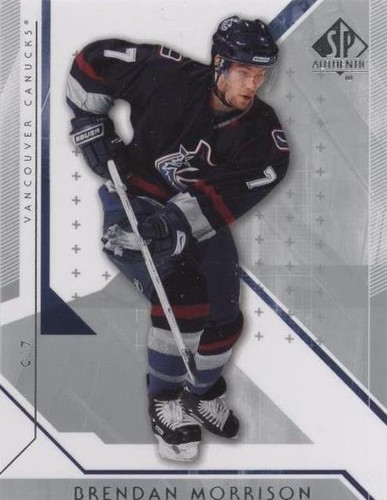 2006-07 SP Authentic - Brendan Morrison #5