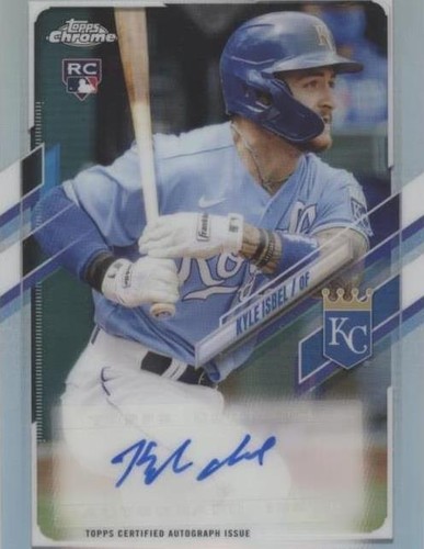 2021 Topps Chrome Update Series - Kyle Isbel #CUSA-KI