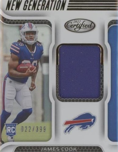 2022 Panini Certified James Cook #NGJ-JC