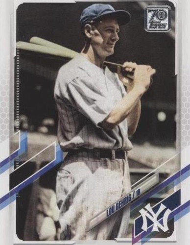 2021 Topps Project70® #250 ⚾️ 1957 Lou Gehrig by Joshua