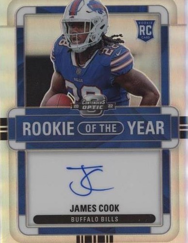 2022 Panini Contenders Optic James Cook #ROY-JC