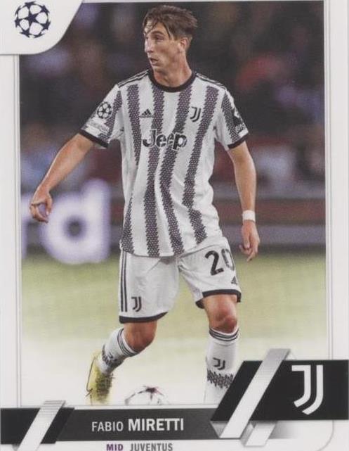 2022-23 Topps UEFA Club Competitions Fabio Miretti #116