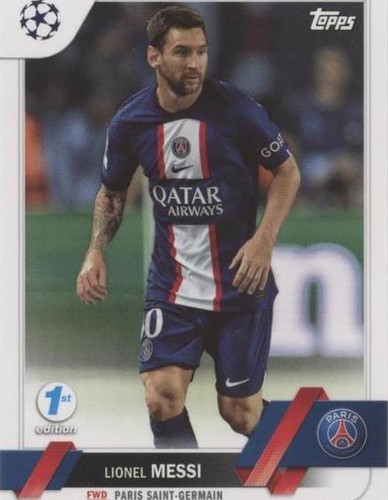 2022-23 Topps UEFA Club Competitions 1st Edition Lionel Messi #1