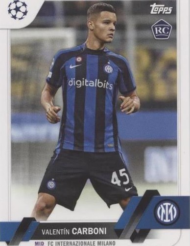 2022-23 Topps UEFA Club Competitions Valentin Carboni #6