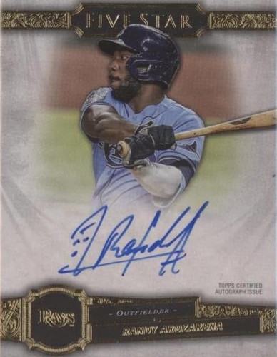 【激レア】RANDY AROZARENA オートサインRCカード 2021 Topps Five Star Randy Arozarena Silver Signatures Auto