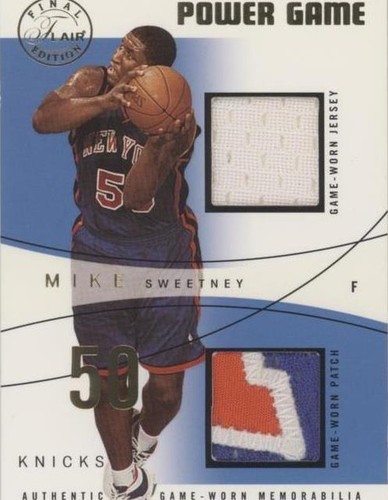 2003-04 Flair Final Edition - Mike Sweetney #PGD-MS