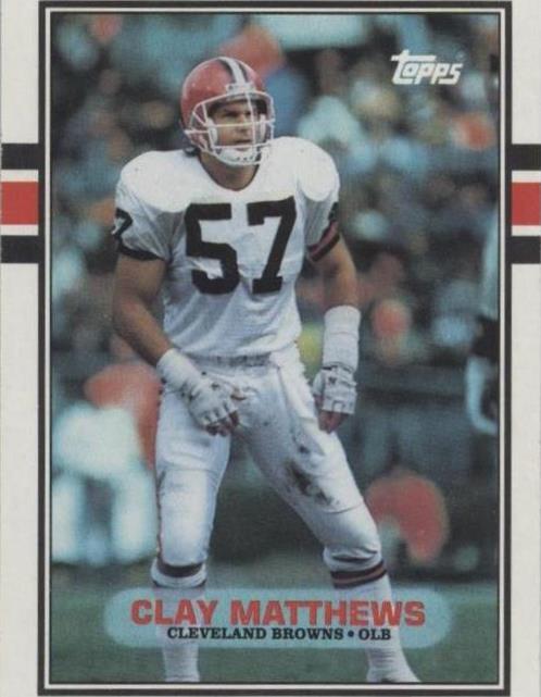 Topps Clay Matthews #143 1989