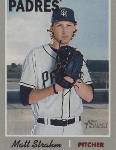 2019 Topps Heritage - Matt Strahm #314