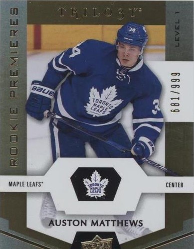 2016-17 Upper Deck Trilogy - Auston Matthews #51