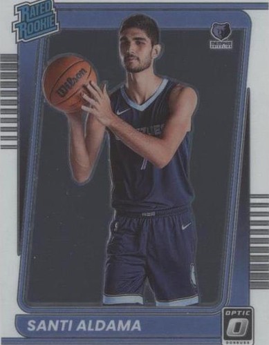 【10シリRC】Santi Aldama Gold Prizm 2021-22 Santi Aldama RC /10 Select Gold Flash Premier Prizm